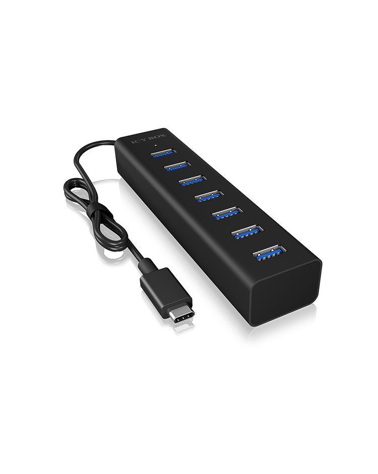 Raidsonic IcyBox IB-HUB1700-C3 7-port USB3.0 Hub Raidsonic IcyBox IB-HUB1700-C3 7-port USB3.0 Hub