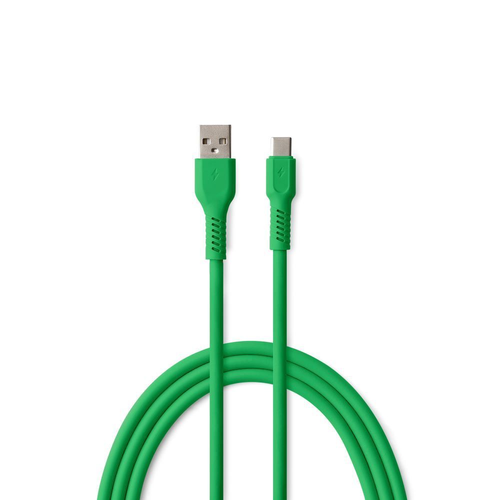 COLORUM USB-A to USB-C cable 1,8m Green COLORUM USB-A to USB-C cable 1,8m Green