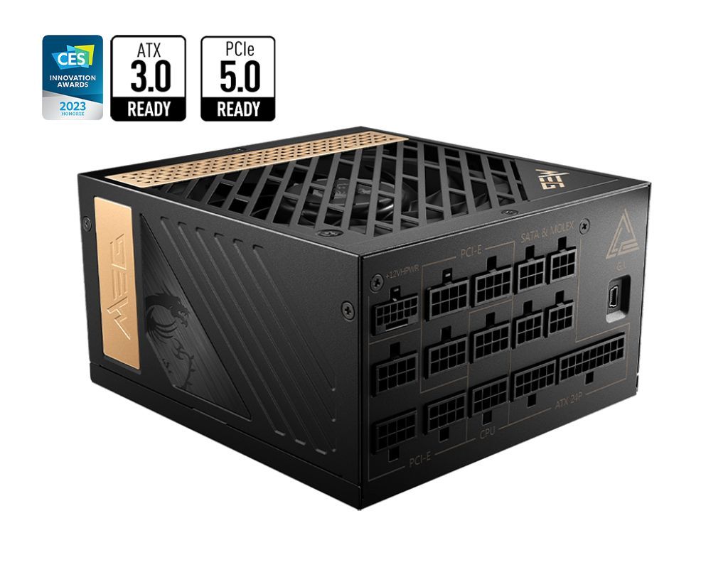 Msi 1300W 80+ Platinum MEG Ai1300P PCIE5 Msi 1300W 80+ Platinum MEG Ai1300P PCIE5