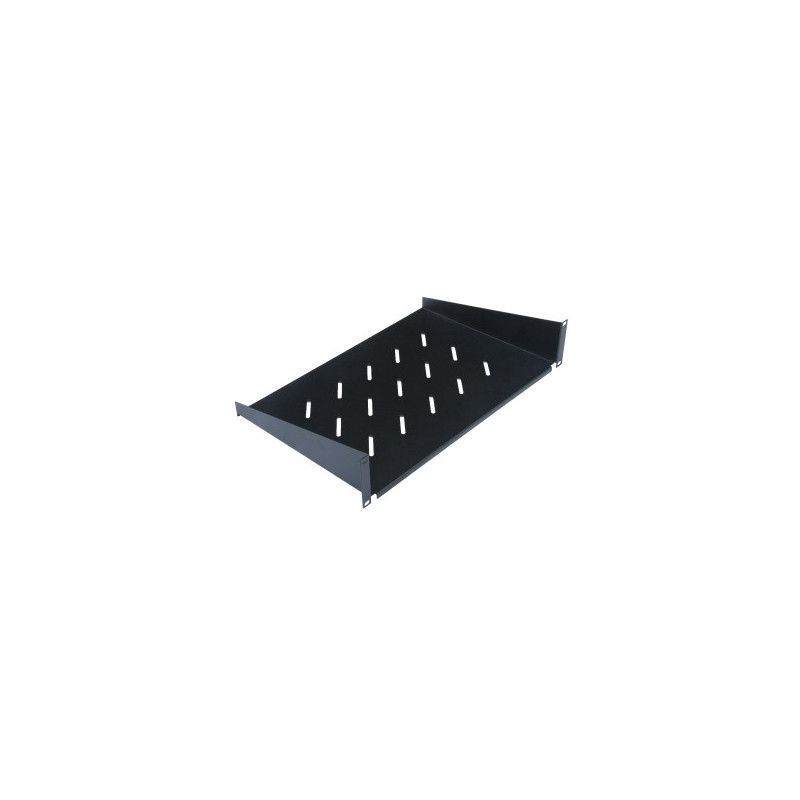 WP Fixed Shelf 2U 350 mm RAL 9005 Black WP Fixed Shelf 2U 350 mm RAL 9005 Black