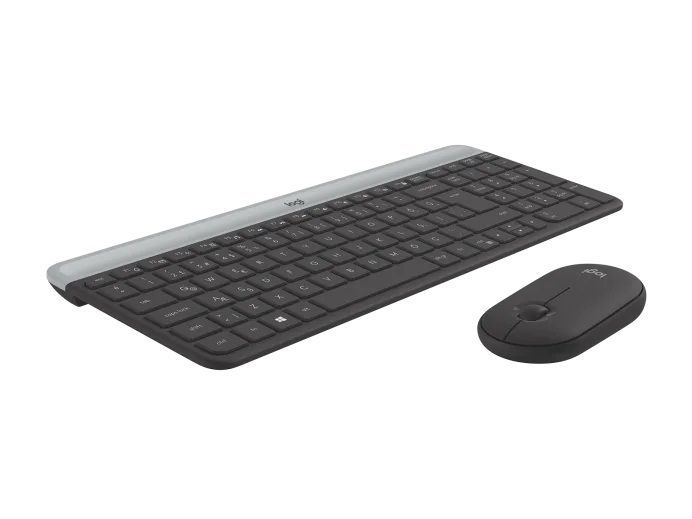 Logitech MK470 Slim Wireless Keyboard and Mouse Combo Graphite UK Logitech MK470 Slim Wireless Keyboard and Mouse Combo Graphite UK