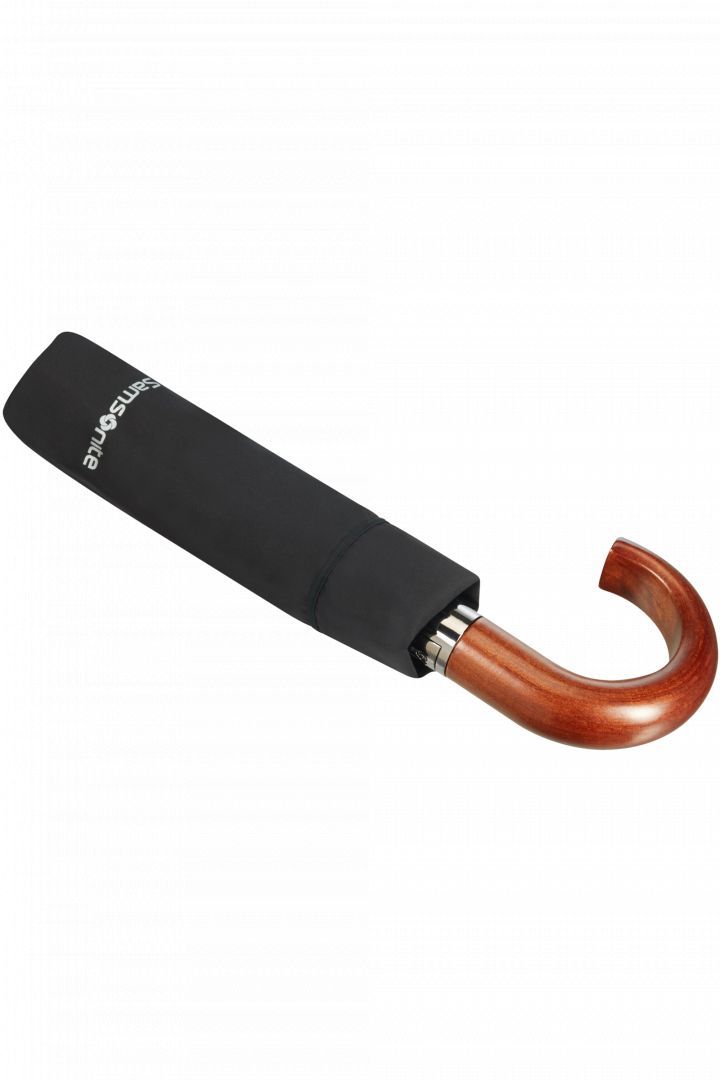 Samsonite Wood Classic S 3 Sect Umbrella Black Samsonite Wood Classic S 3 Sect Umbrella Black