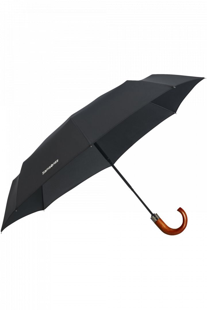 Samsonite Wood Classic S 3 Sect Umbrella Black Samsonite Wood Classic S 3 Sect Umbrella Black
