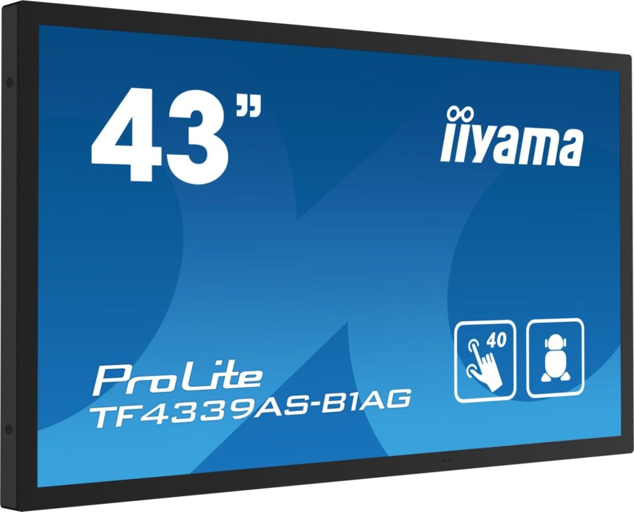 iiyama 42,5" TF4339AS-B1AG IPS LED iiyama 42,5" TF4339AS-B1AG IPS LED