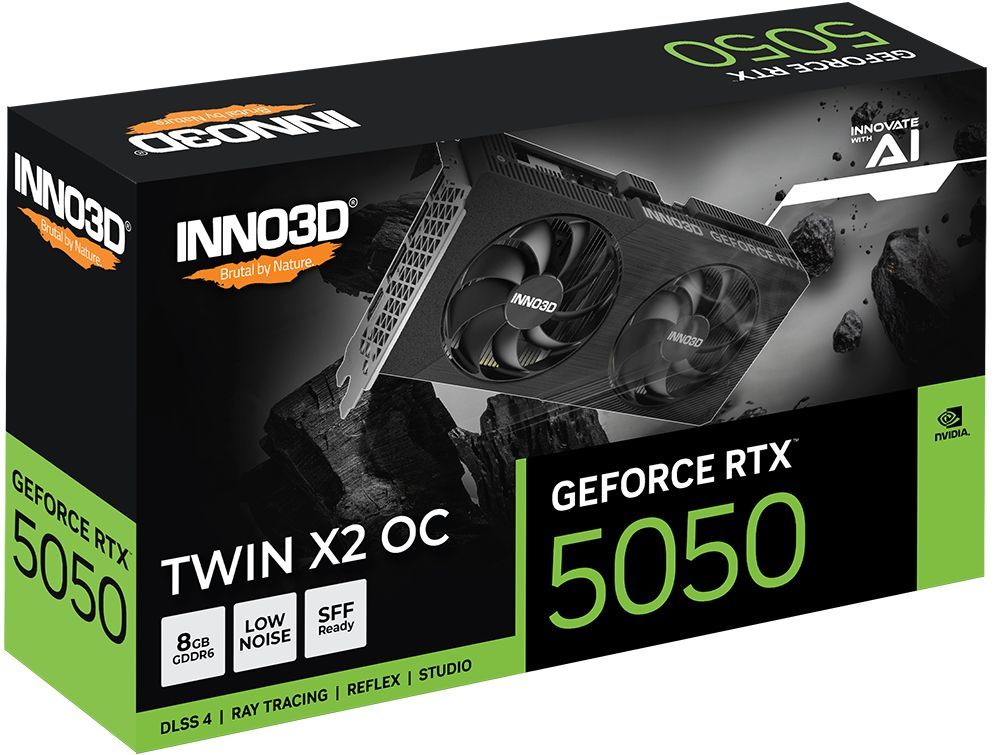 Inno3D GeForce RTX5050 8GB Twin X2 OC Inno3D GeForce RTX5050 8GB Twin X2 OC