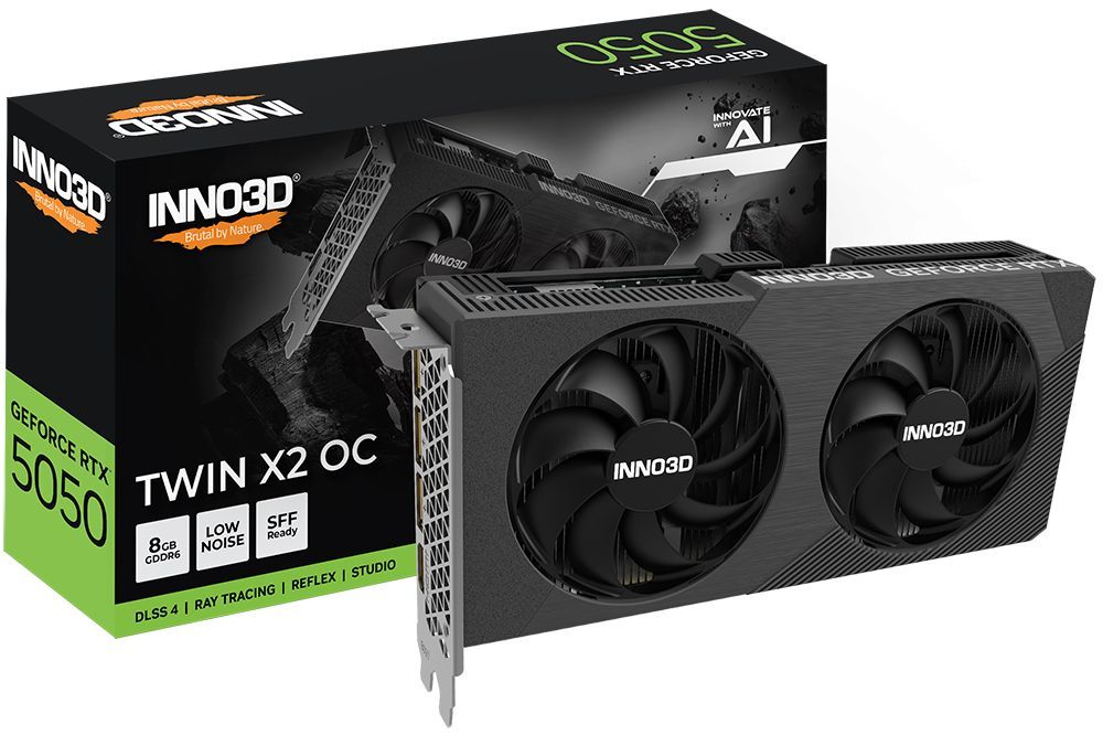 Inno3D GeForce RTX5050 8GB Twin X2 OC Inno3D GeForce RTX5050 8GB Twin X2 OC