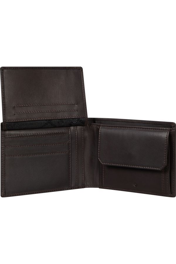 Samsonite Attack 2 Slg Pénztárca Ebony Brown Samsonite Attack 2 Slg Pénztárca Ebony Brown