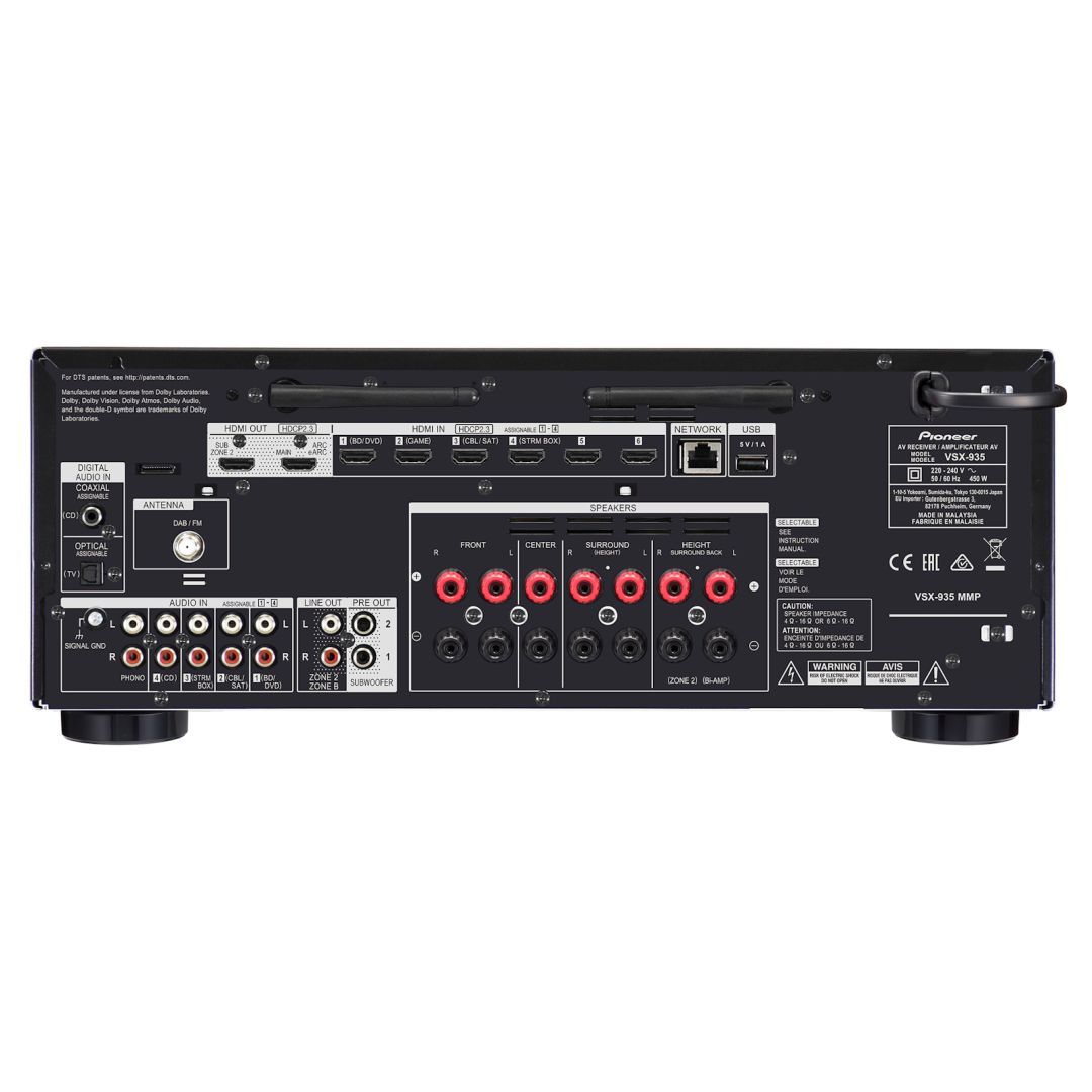 Pioneer VSX-935 7.2-Channel Network AV Receiver