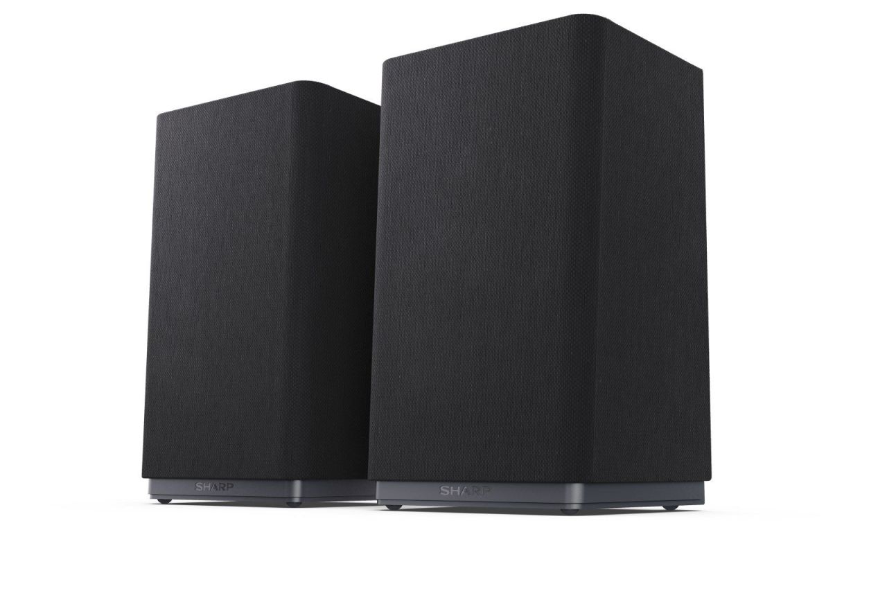 Sharp Aquos Wireless Rear Surround Speakers Black