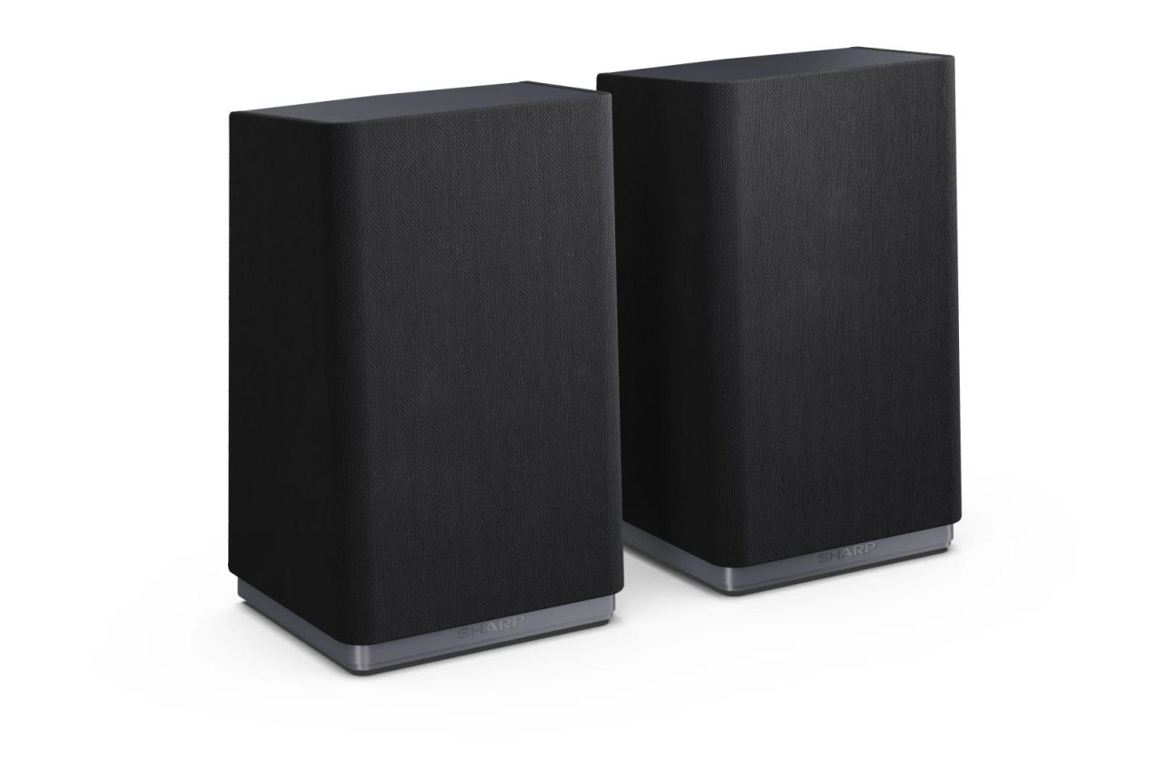 Sharp Aquos Wireless Rear Surround Speakers Black