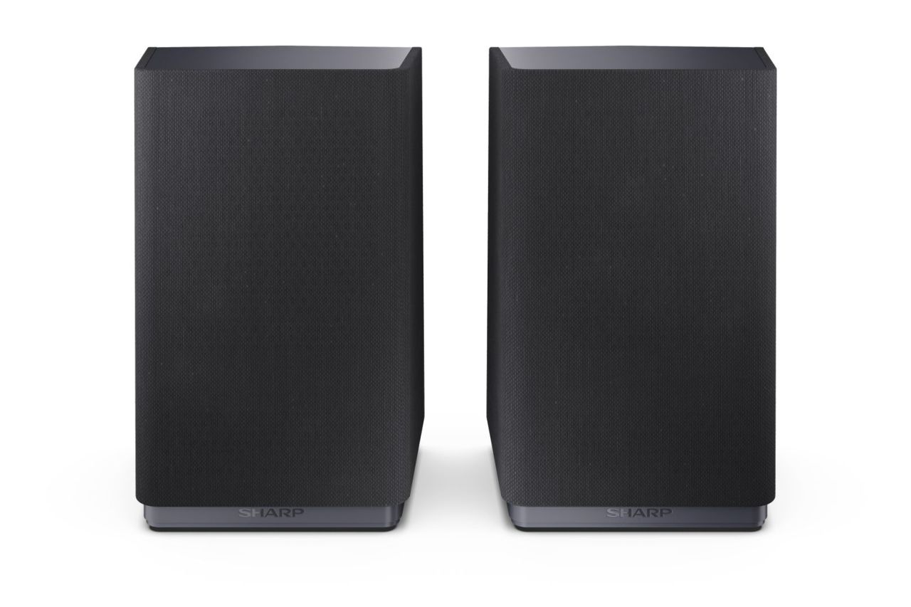 Sharp Aquos Wireless Rear Surround Speakers Black