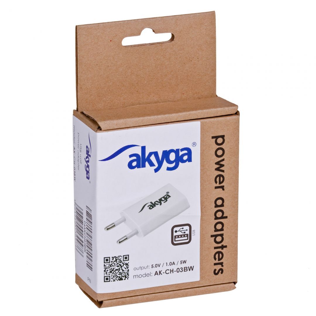 Akyga AK-CH-03WH USB Adapter White Akyga AK-CH-03WH USB Adapter White