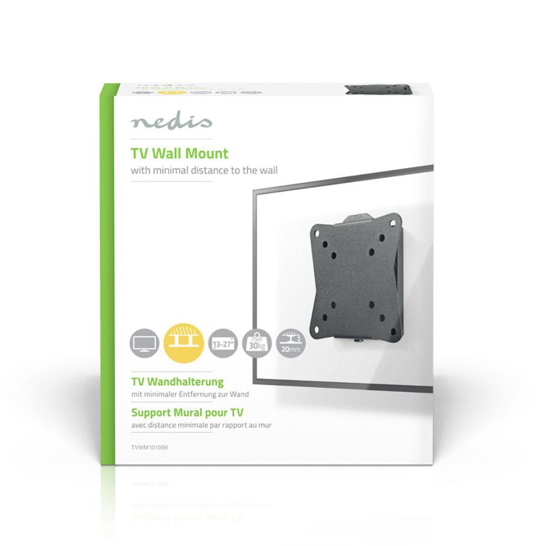Nedis Fixed TV Wall Mount 13"-27" Black Nedis Fixed TV Wall Mount 13"-27" Black