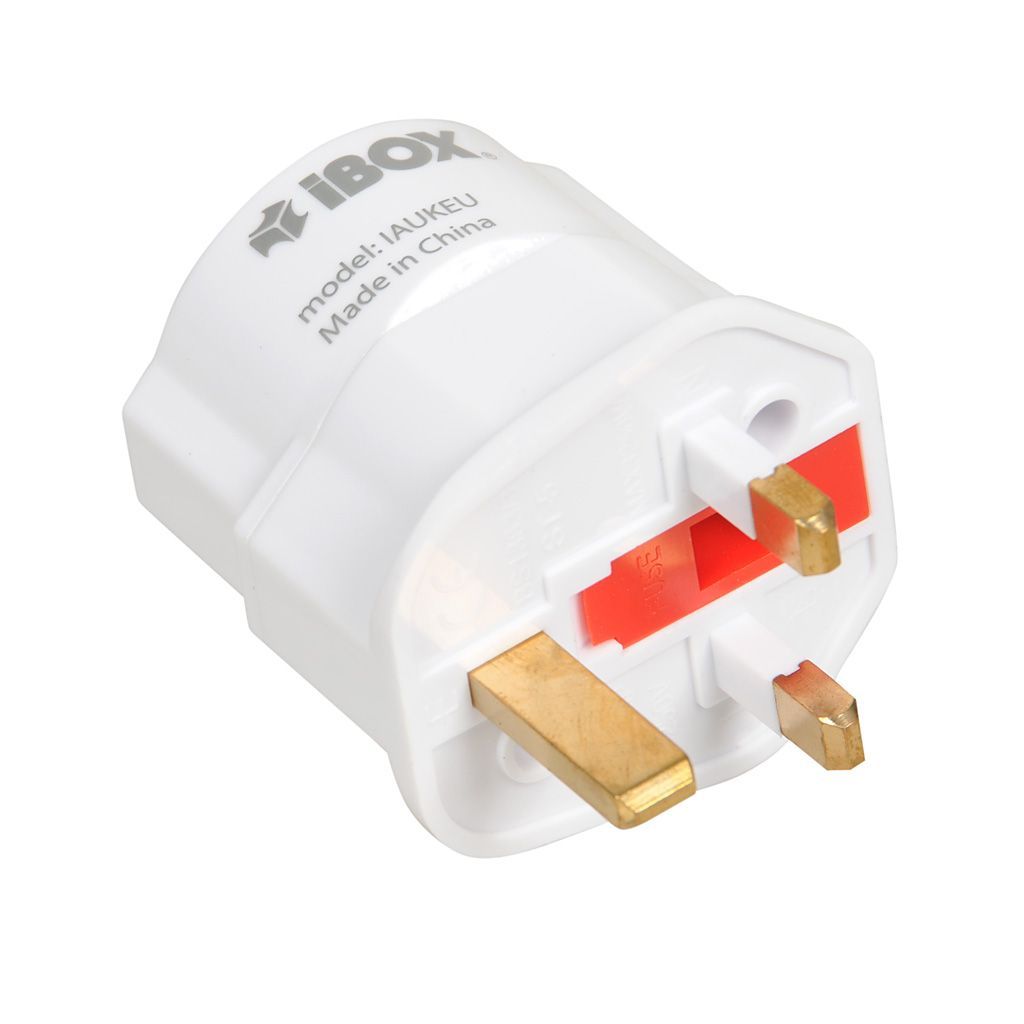 iBox UK/EU Power socket adapter White iBox UK/EU Power socket adapter White