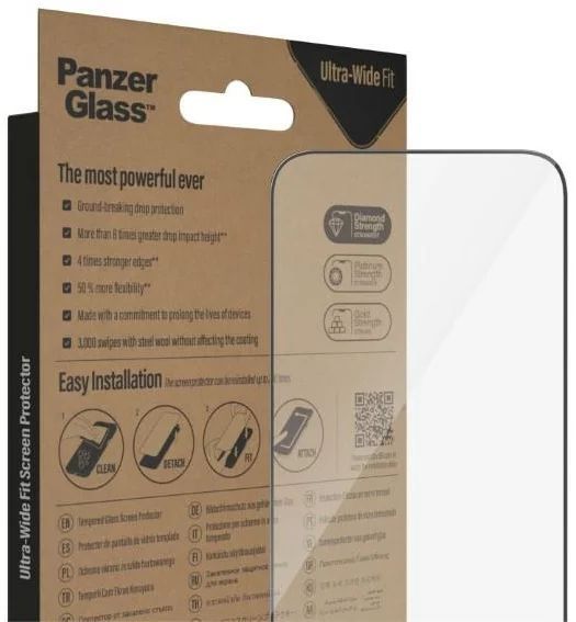 PanzerGlass Screen Protector for iPhone 14 Pro Max UWF PanzerGlass Screen Protector for iPhone 14 Pro Max UWF