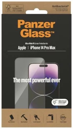 PanzerGlass Screen Protector for iPhone 14 Pro Max UWF PanzerGlass Screen Protector for iPhone 14 Pro Max UWF
