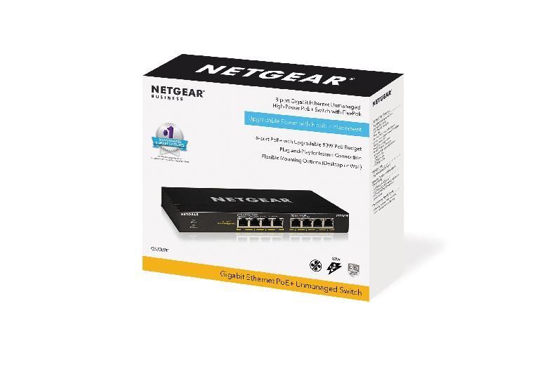 Netgear GS308PP-100EUS 8-Port Switch Netgear GS308PP-100EUS 8-Port Switch