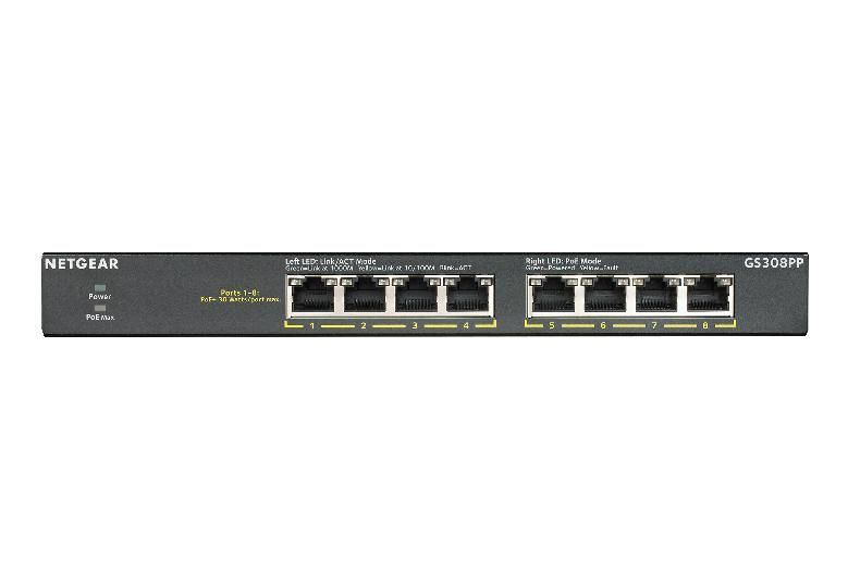 Netgear GS308PP-100EUS 8-Port Switch Netgear GS308PP-100EUS 8-Port Switch