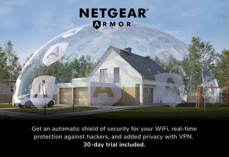 Netgear 4-Stream AX1800 WiFi 6 Router Black