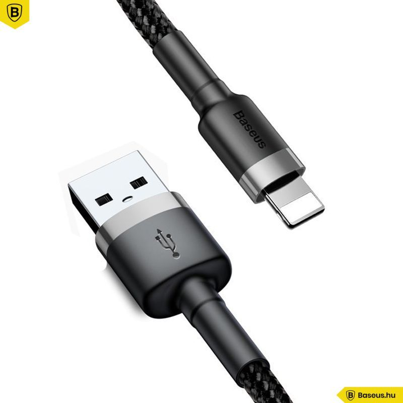 Baseus Cafule Lightning Cable 1,5A 2m Black Baseus Cafule Lightning Cable 1,5A 2m Black