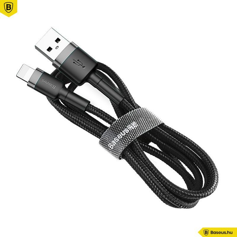 Baseus Cafule Lightning Cable 1,5A 2m Black Baseus Cafule Lightning Cable 1,5A 2m Black