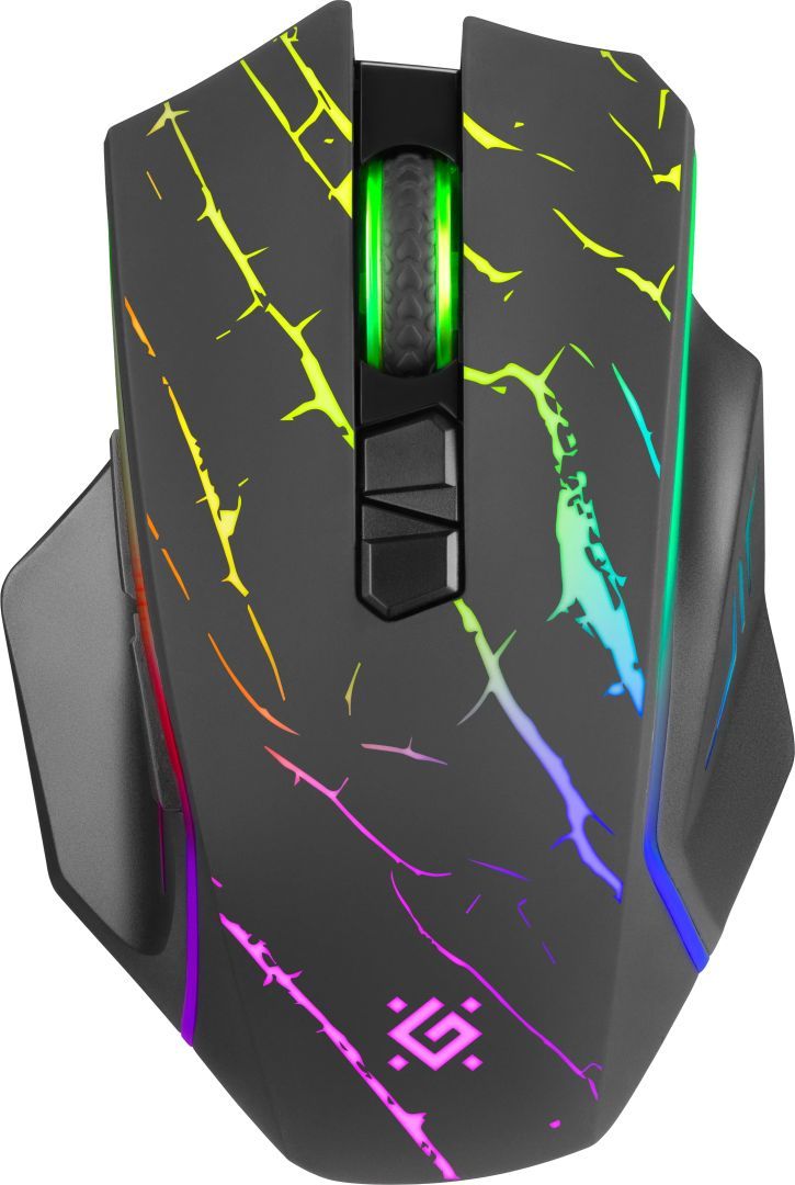 Defender Uran GM-503 Wireless RGB Gaming Mouse Black