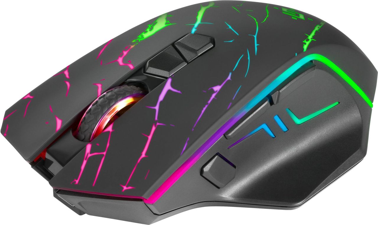 Defender Uran GM-503 Wireless RGB Gaming Mouse Black