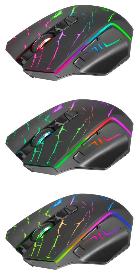 Defender Uran GM-503 Wireless RGB Gaming Mouse Black
