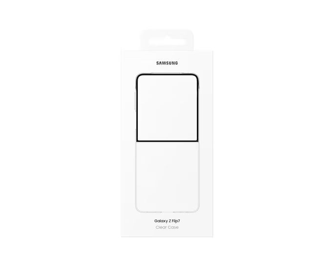 Samsung Galaxy Z Flip7 Clear Case Transparent