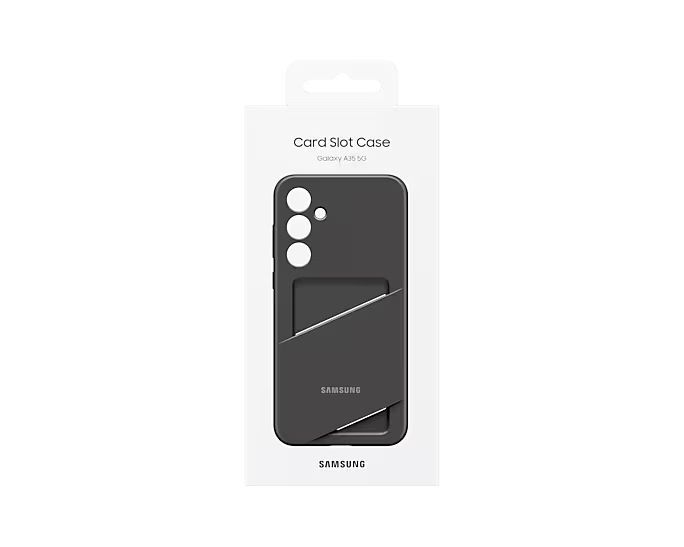 Samsung Galaxy A35 Card Slot Case Black Samsung Galaxy A35 Card Slot Case Black