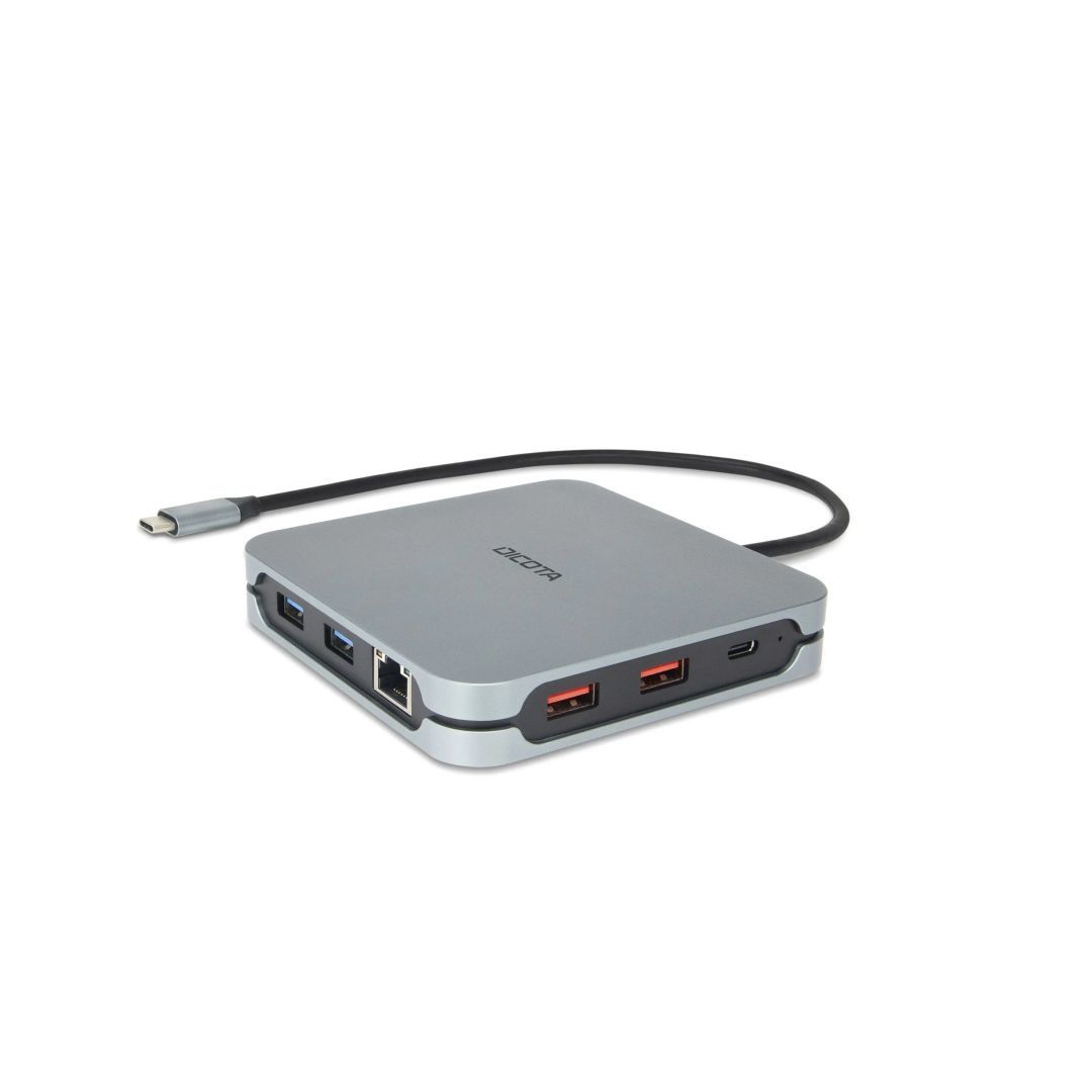 Dicota USB-C 10-in-1 Docking Station 8K HDMI PD 100W Dicota USB-C 10-in-1 Docking Station 8K HDMI PD 100W