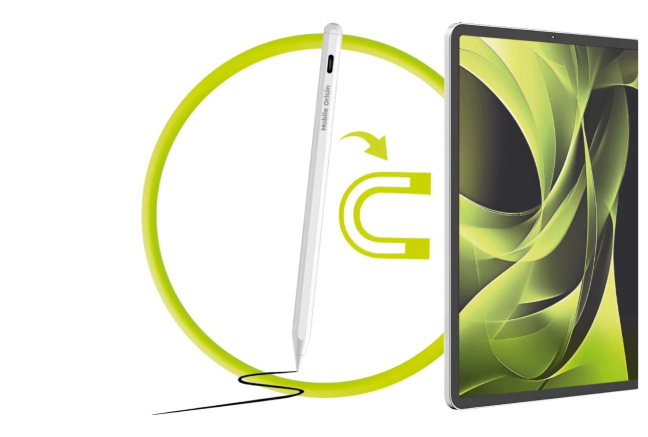 Mobile Origin Wireless/USB-C Magnetic Stylus Pen PE2 Mobile Origin Wireless/USB-C Magnetic Stylus Pen PE2