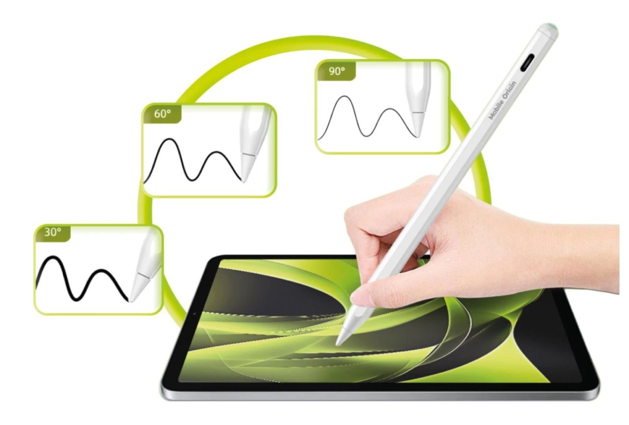 Mobile Origin Wireless/USB-C Magnetic Stylus Pen PE2 Mobile Origin Wireless/USB-C Magnetic Stylus Pen PE2
