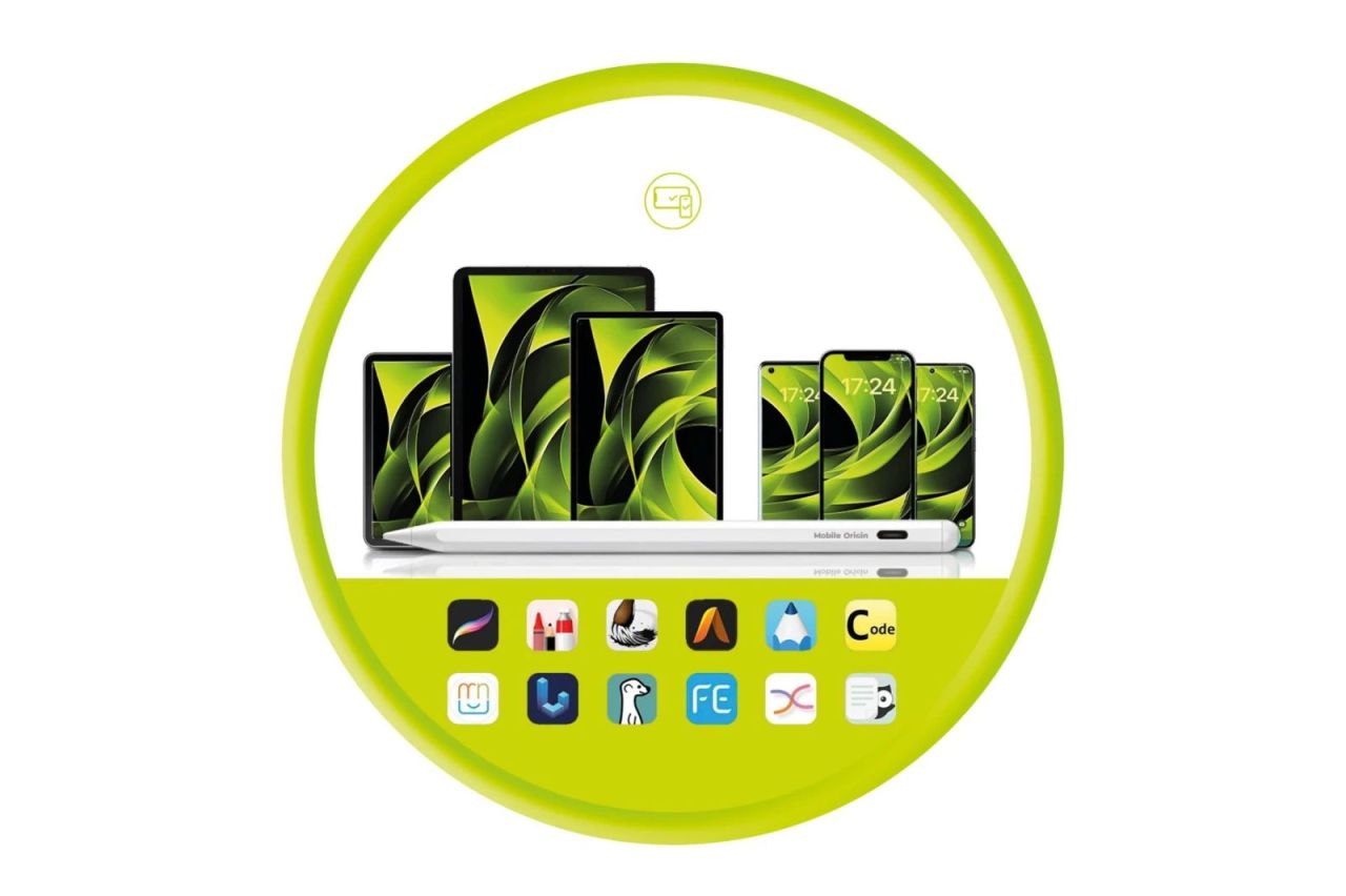 Mobile Origin Wireless/USB-C Magnetic Stylus Pen PE2 Mobile Origin Wireless/USB-C Magnetic Stylus Pen PE2