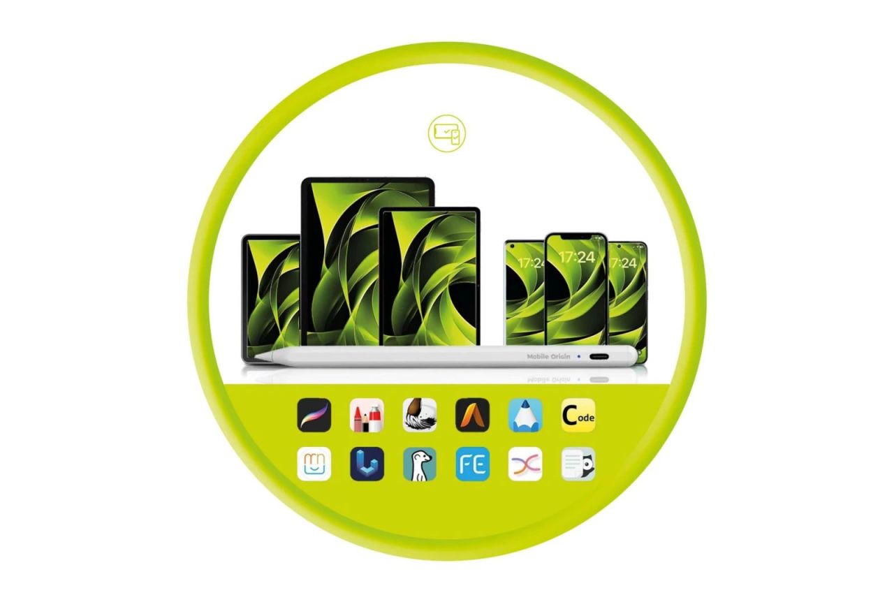 Mobile Origin Universal USB-C Active Stylus Pen PE1 Mobile Origin Universal USB-C Active Stylus Pen PE1