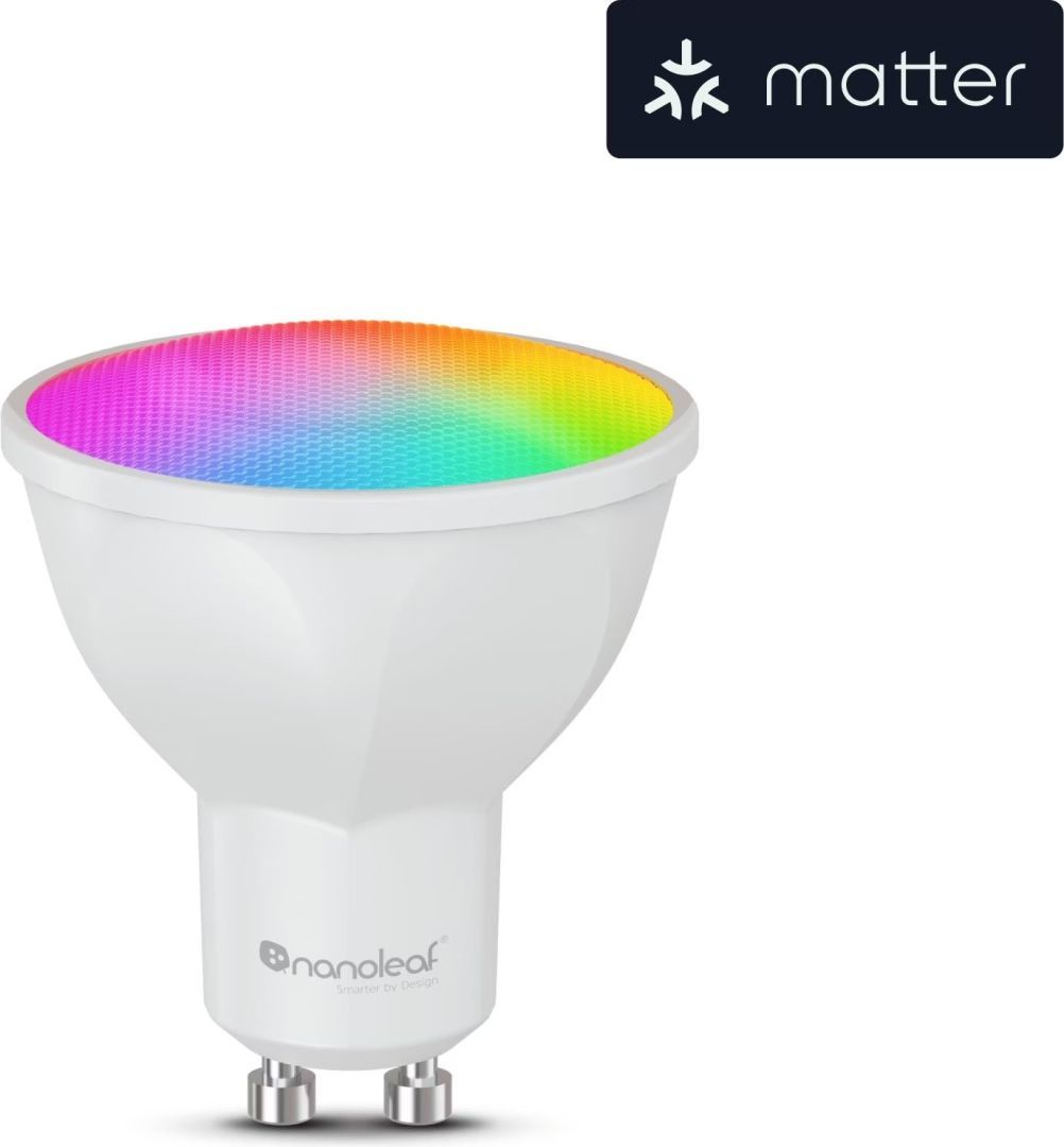 Nanoleaf Essentials Matter Wi-Fi GU10 Smart Bulb 1 Pack