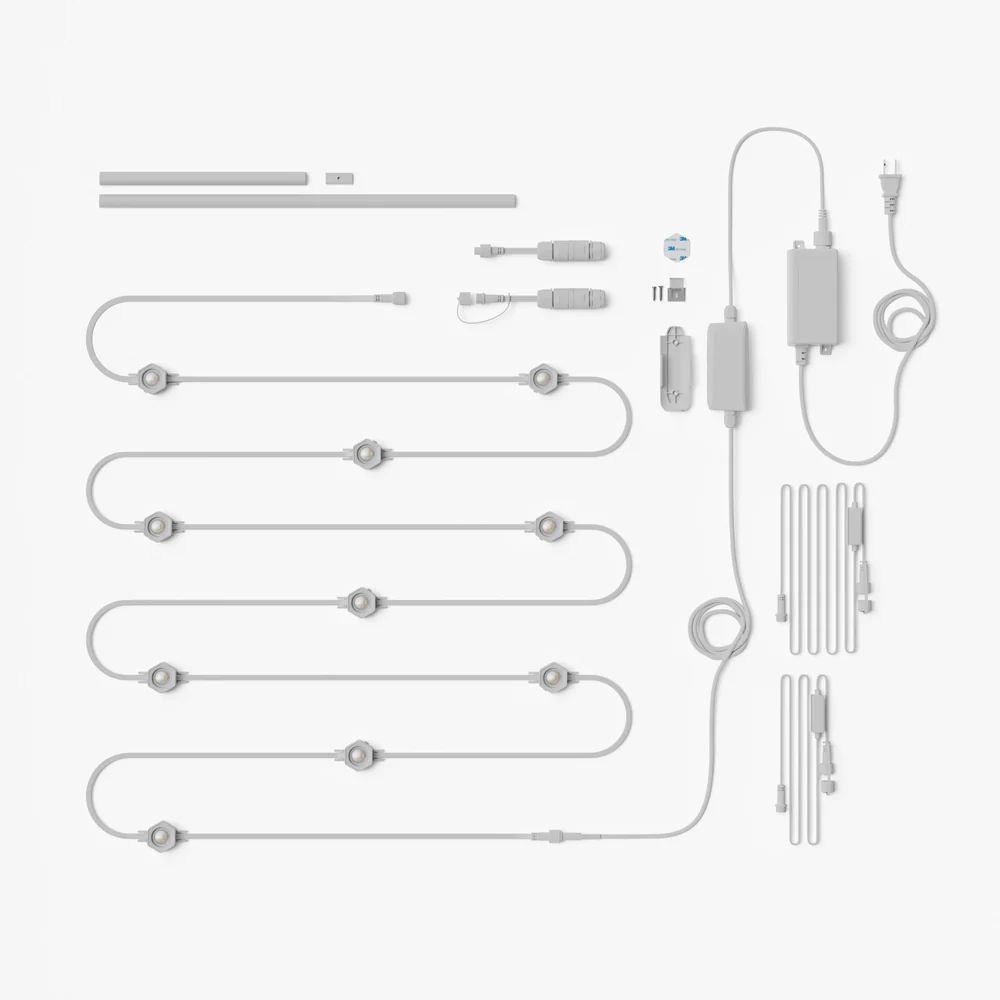 Nanoleaf 1D Permanent Outdoor Lights Starter Kit 15m Nanoleaf 1D Permanent Outdoor Lights Starter Kit 15m