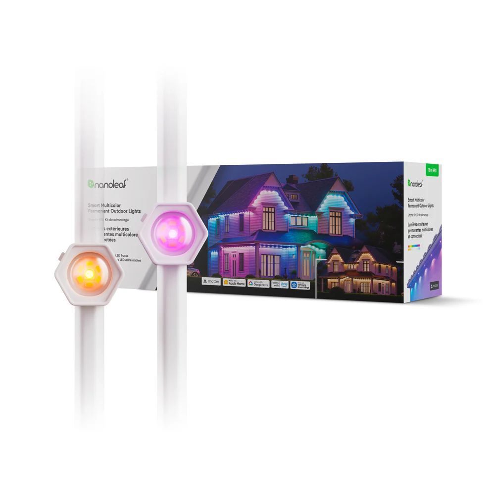 Nanoleaf 1D Permanent Outdoor Lights Starter Kit 15m Nanoleaf 1D Permanent Outdoor Lights Starter Kit 15m