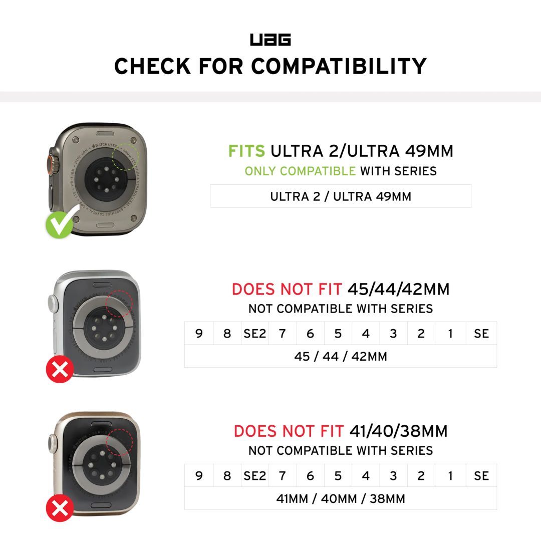 UAG Scout Case for Apple Watch 49mm Black UAG Scout Case for Apple Watch 49mm Black