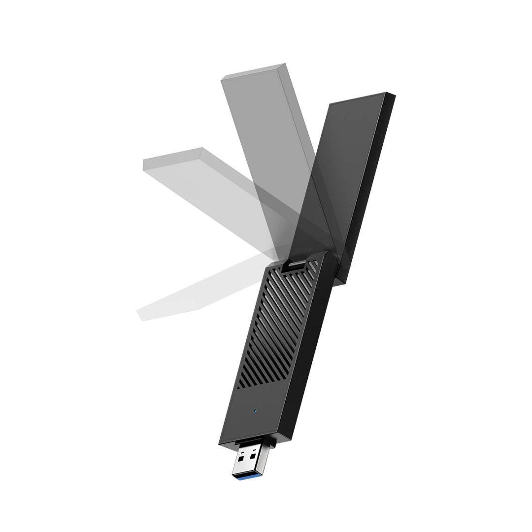 Cudy WU6500 BE6500 High-Gain USB 3.0 Wi-Fi 7 Adapter Black Cudy WU6500 BE6500 High-Gain USB 3.0 Wi-Fi 7 Adapter Black