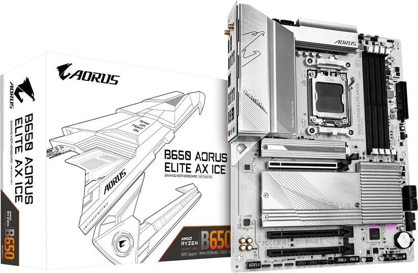 Gigabyte B650 AORUS ELITE AX ICE Gigabyte B650 AORUS ELITE AX ICE