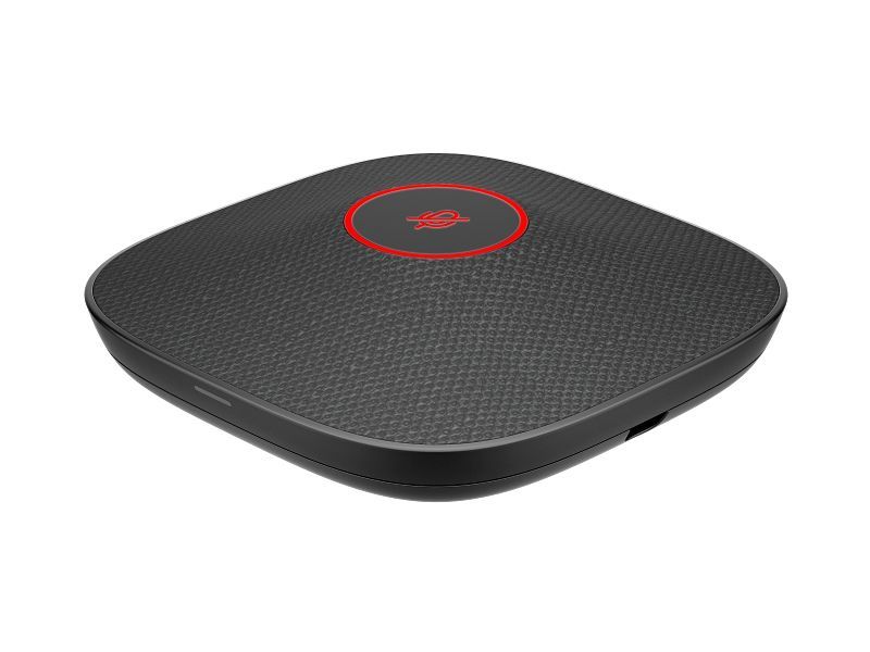 Poly Plantronics A2 Black Table Microphone w/ Mounting Plate Black Poly Plantronics A2 Black Table Microphone w/ Mounting Plate Black