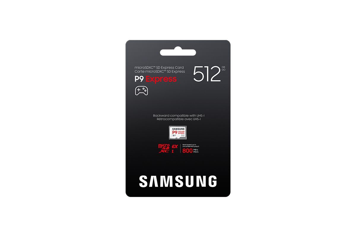Samsung 512GB microSDXC P9 Express Class 10 U3 V30 A1 adapter nélkül