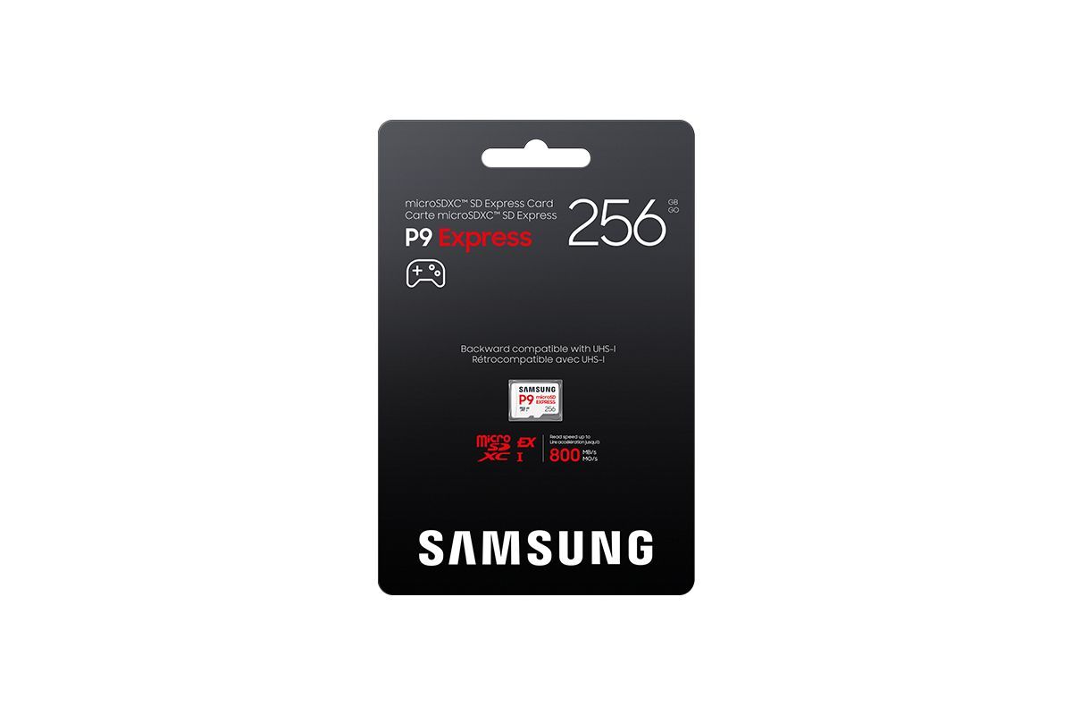 Samsung 256GB microSDXC P9 Express Class 10 U3 V30 A1 adapter nélkül