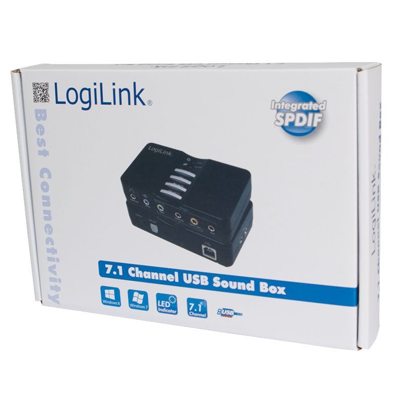 Logilink USB Sound Box 7.1 Channel Black