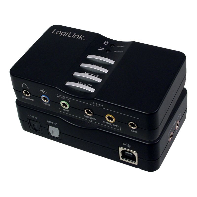 Logilink USB Sound Box 7.1 Channel Black