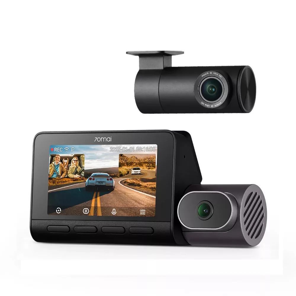 Xiaomi 70mai Dash Cam 4K T800 HDR + RC41 Set Black Xiaomi 70mai Dash Cam 4K T800 HDR + RC41 Set Black