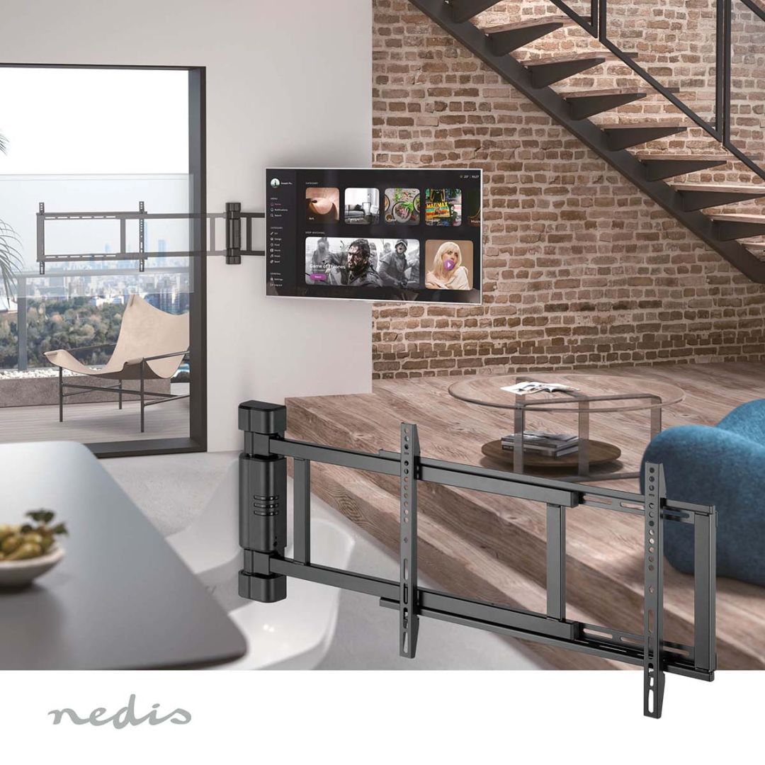 Nedis Motorised TV Wall Mount 32"-75" Black Nedis Motorised TV Wall Mount 32"-75" Black