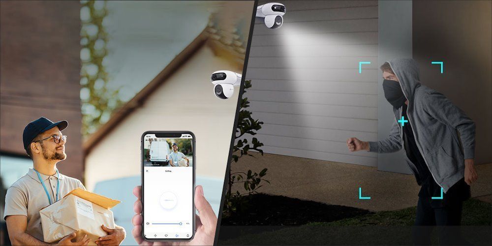 Ezviz H90 2K Dual-Lens Pan & Tilt Wi-Fi Camera Ezviz H90 2K Dual-Lens Pan & Tilt Wi-Fi Camera