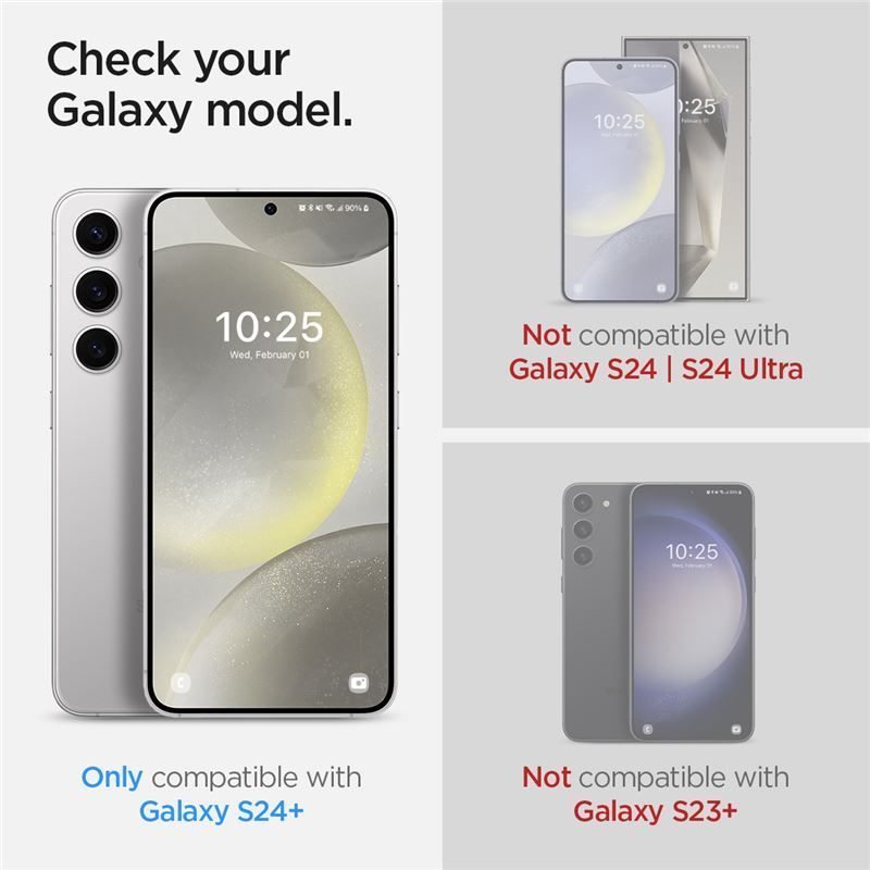 Spigen Neo Flex Solid HD Transparency for Samsung Galaxy S24 2 Pack Spigen Neo Flex Solid HD Transparency for Samsung Galaxy S24 2 Pack